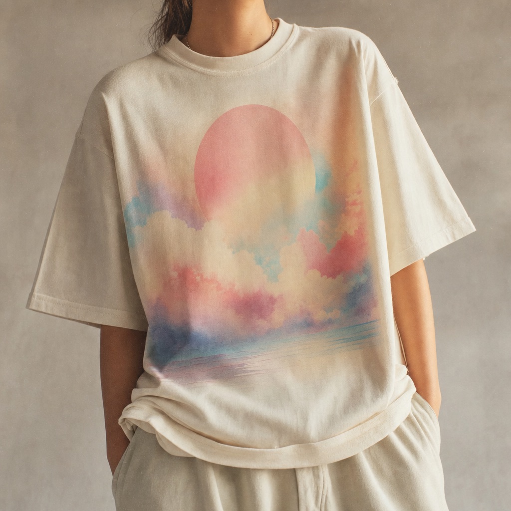 Camiseta aesthetic oversized