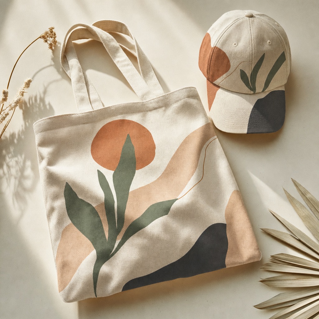 Tote y gorra a juego