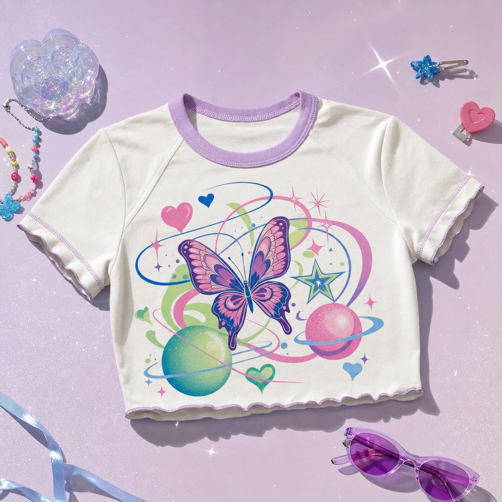 Crop top Y2K
